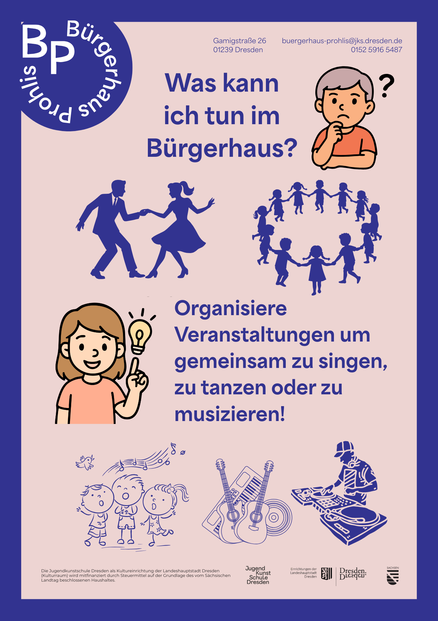 Gemeinsam singen, musizieren oder tanzen