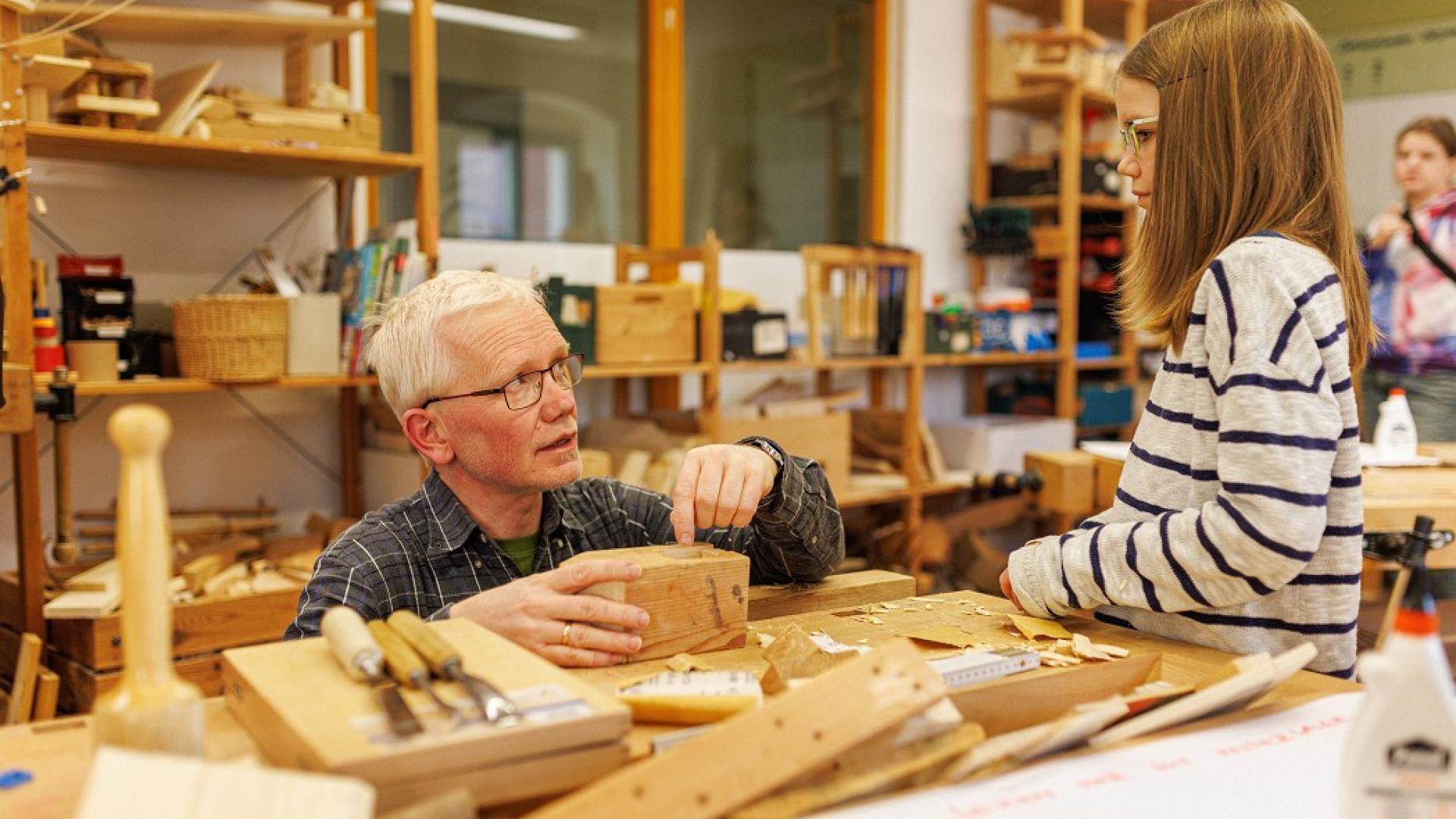 Hoffest Palitzschhof Holzwerkstatt